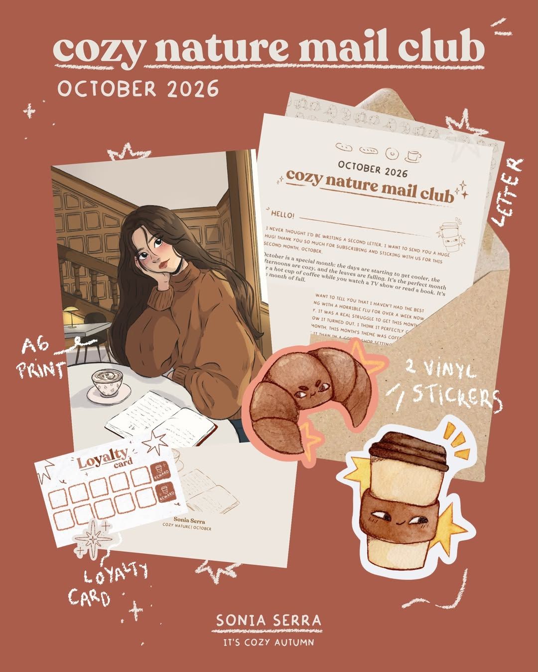 It's Cozy Autumn Mail Club preview