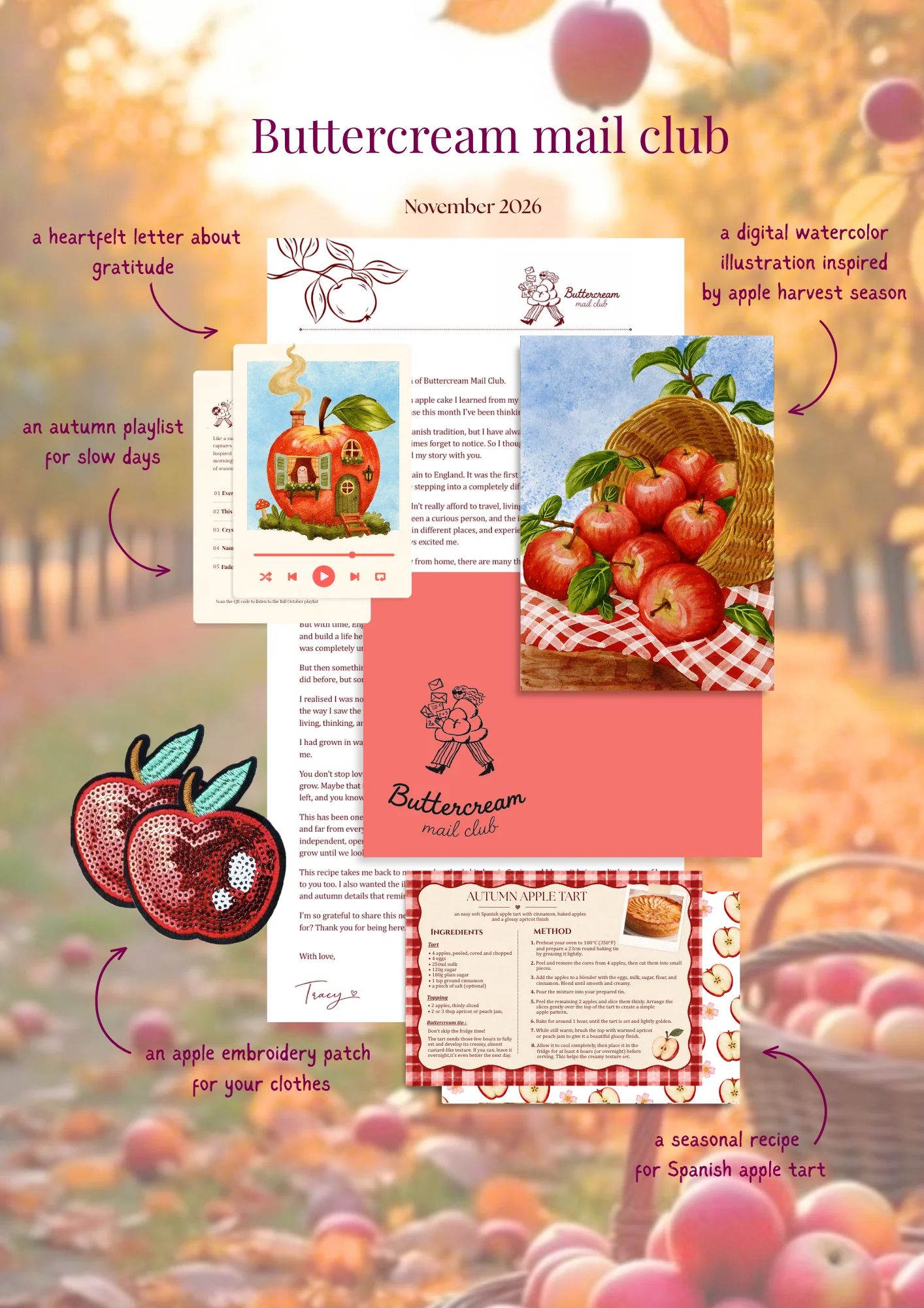 Buttercream Mail Club preview