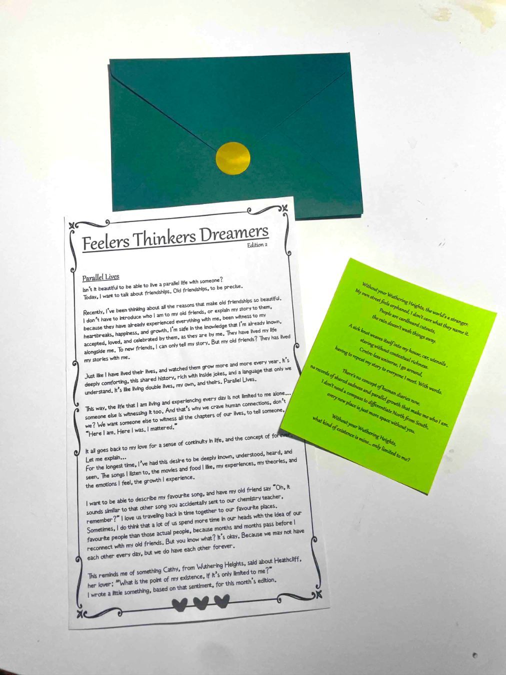 Feelers Thinkers Dreamers Club header