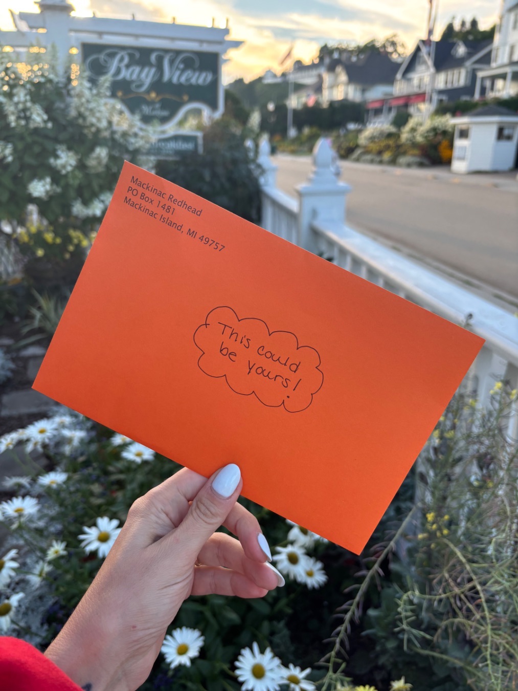 Mackinac Redhead Snail Mail Club header