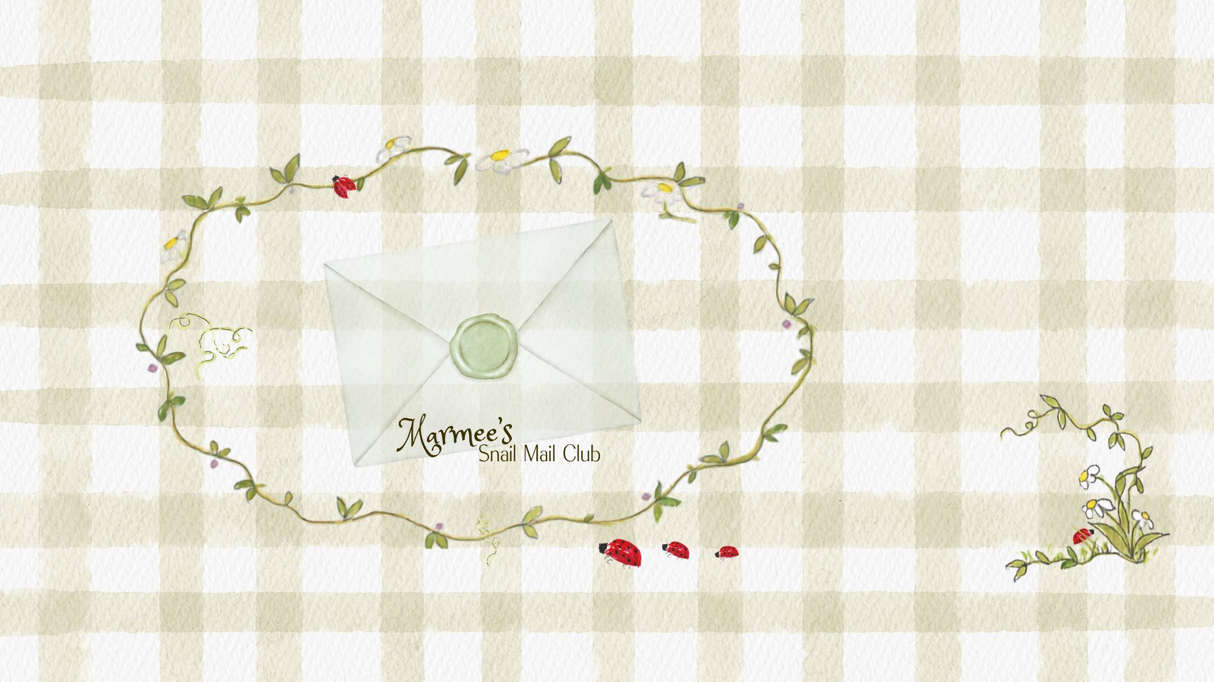 Marmee's Snail Mail Club header
