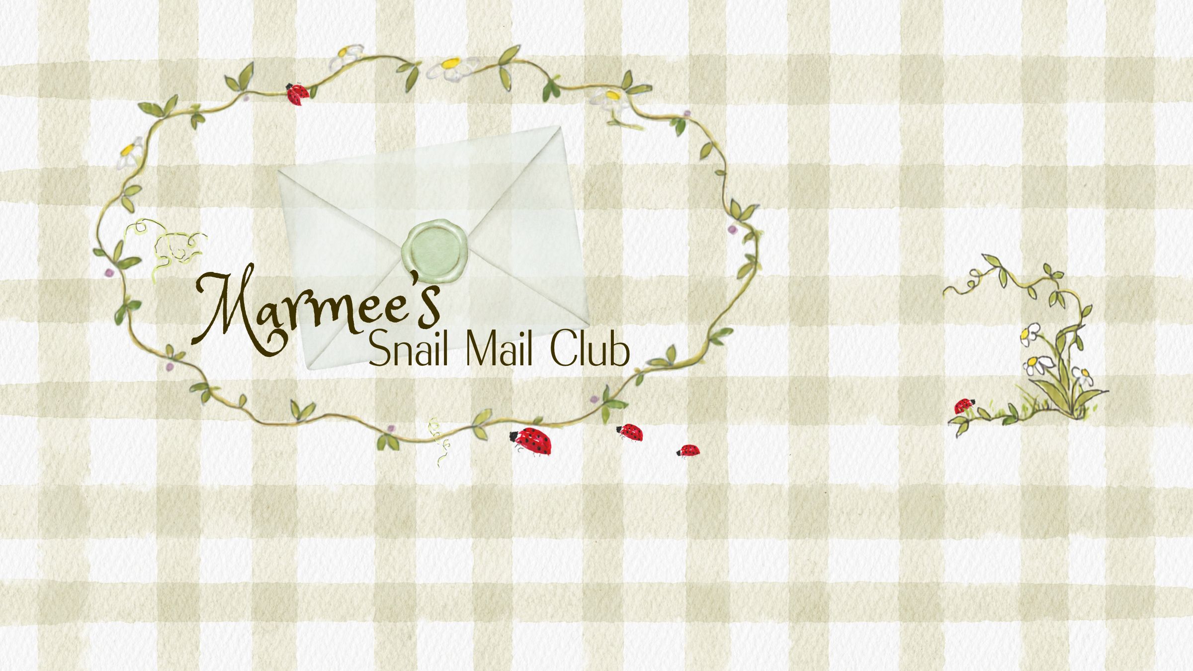 Marmee's Snail Mail Club header