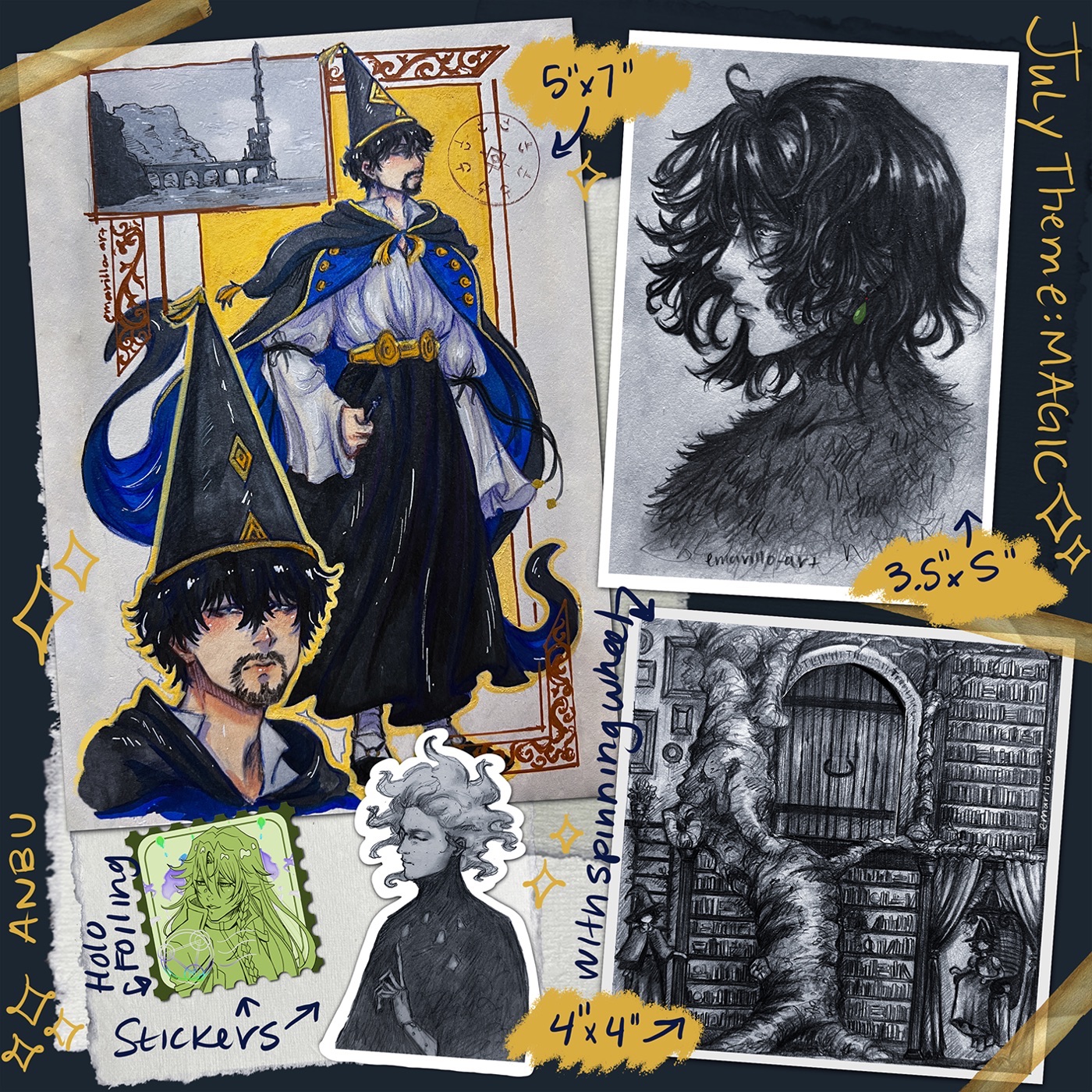 Emarillo Art Mail Club preview