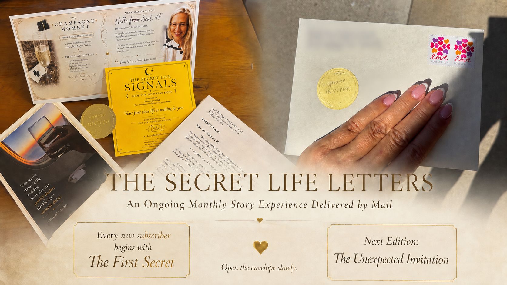 The Secret Life Letters header